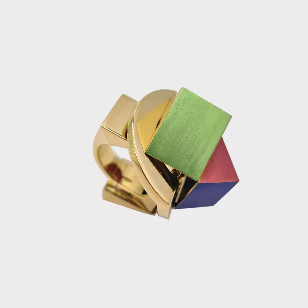 Phillip King bague Rayon vert