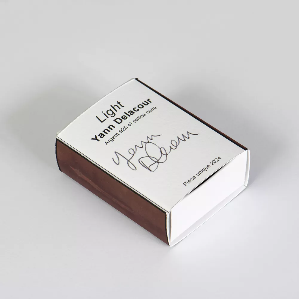 Delacour boite dos Light argent