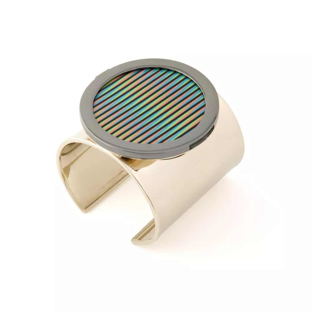 Cruz-Diez-Bracelet-Chromo-Noir